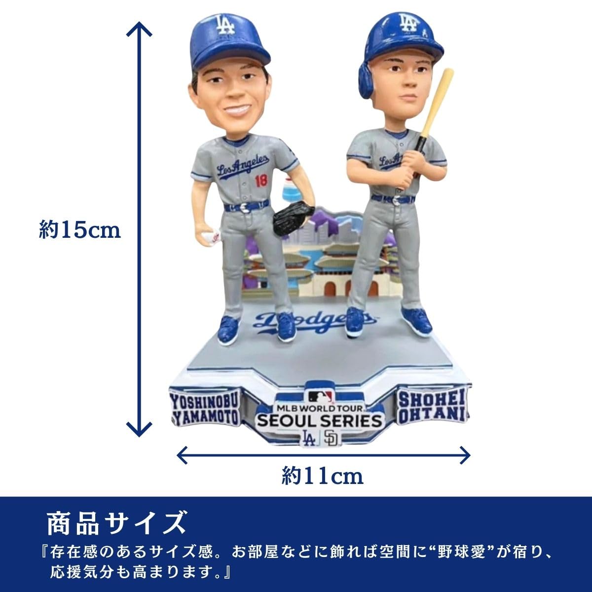 大谷翔平+山本由伸 2024年デビュー戦 ボブルヘッド Amazon.co.jp: 【世界限定2024個】大谷翔平 & 山本由伸 ボブルヘッド
